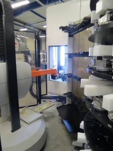 Centre d'usinage et robotisation