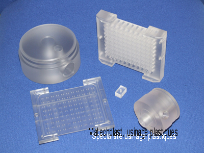 Matière plastique usinée polycarbonate