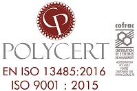 polycert-cofrac 9001.2015 et 13485.2016